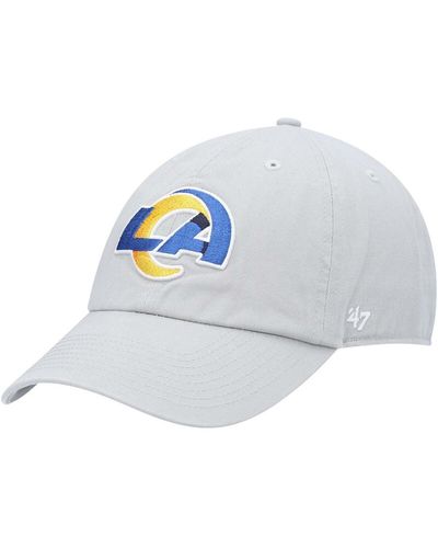 '47 Los Angeles Rams Clean Up Adjustable Hat - Gray