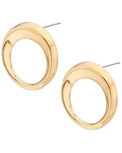 Soko 24k -plated Kaya Open Stud Earrings - Metallic