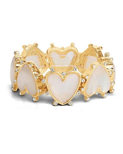 Jessica Simpson Heart Bracelet - Metallic