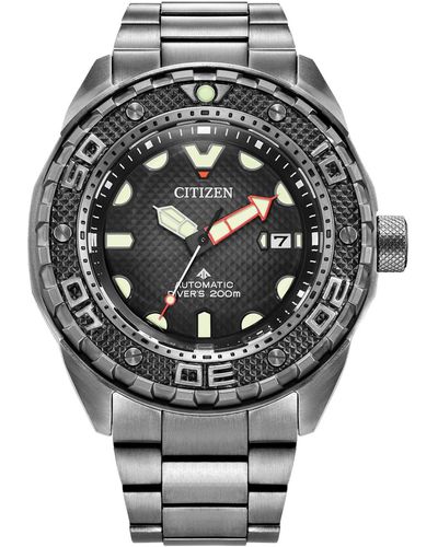 Citizen Promaster Automatic Dive Super Titanium Bracelet Watch - Gray