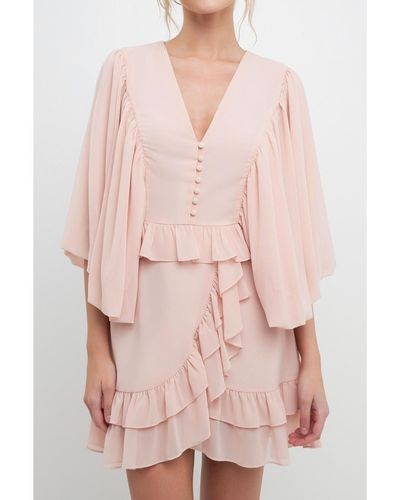 Free the Roses Ruffle Detail - Pink