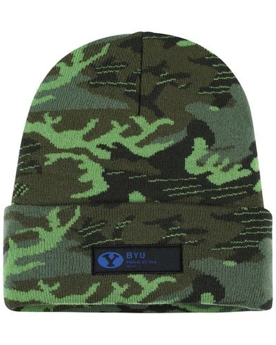 Nike Byu Cougars Veterans Day Cuffed Knit Hat - Green