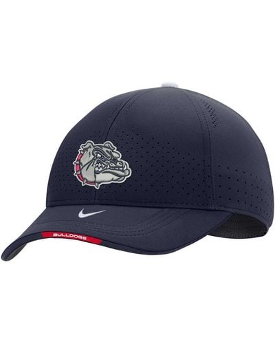 Nike Gonzaga Bulldogs 2022 Sideline Legacy91 Performance Adjustable Hat - Blue
