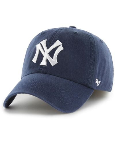'47 New York Yankees Cooperstown Collection Franchise Fitted Hat - Blue