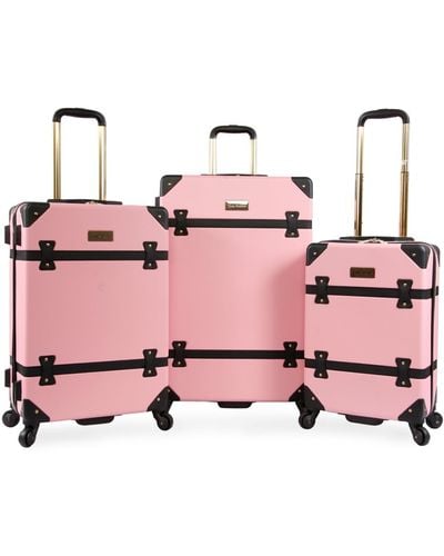 Juicy Couture Kitra 3-pc Set Hardside luggage - Pink