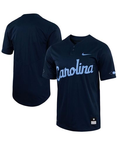 Nike North Carolina Tar Heels Two-button Replica Baseball Jersey - Blue