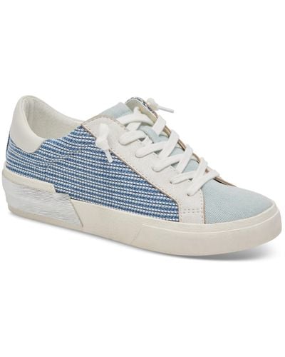 Dolce Vita Zina Lace Up Sneakers - Blue