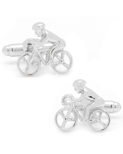 Cufflinks Inc. Cyclist Cufflinks - White