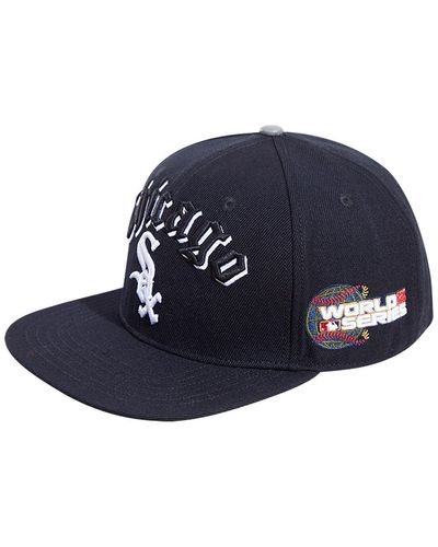 Pro Standard Chicago White Sox 2005 World Series Old English Snapback Hat - Blue