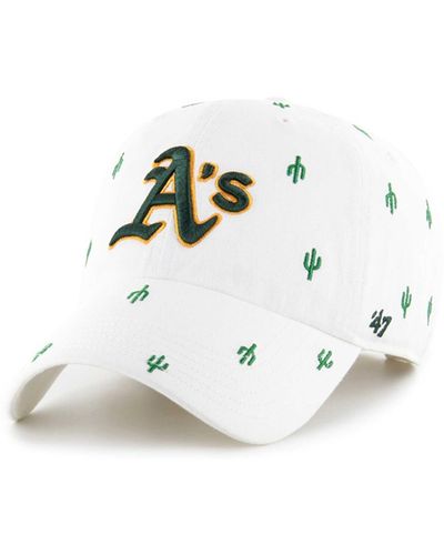 '47 Oakland Athletics Spring Training Confetti Clean Up Adjustable Hat - White