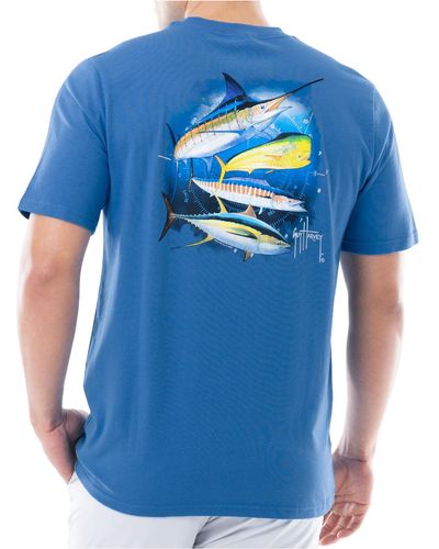 Blue Guy Harvey T-shirts for Men | Lyst