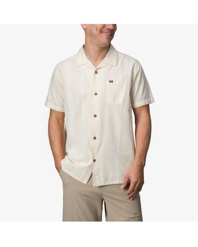 Reef Lemmy Short Sleeve Woven Shirt - White