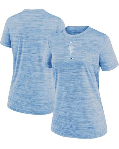 Nike Kansas City Royals City Connect Practice Velocity T-shirt - Blue