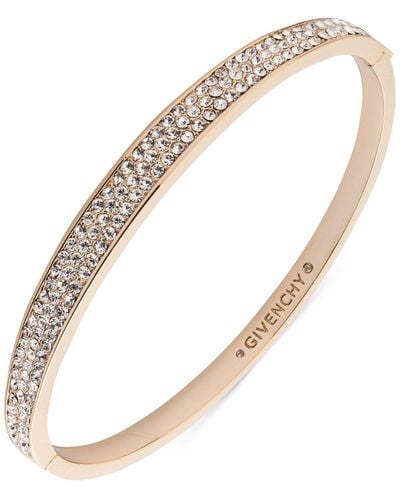 Givenchy Gold-tone Pave Crystal Bangle Bracelet - Metallic