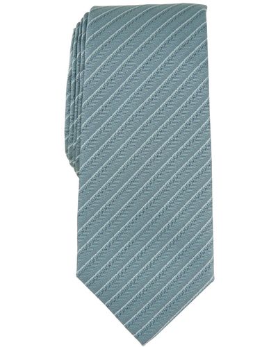 Alfani Ozark Stripe Tie - Blue