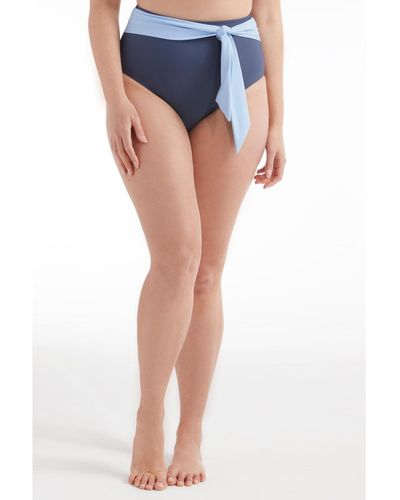 Hermoza Tiffany Two-piece Bikini Bottom - Blue