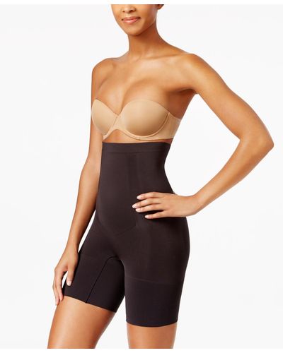 Spanx Extra-firm Control High-waisted Thigh Slimmer Ss1915 - Black