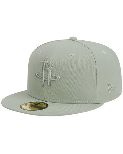 KTZ Houston Rockets Sage Color Pack 59fifty Fitted Hat - Green