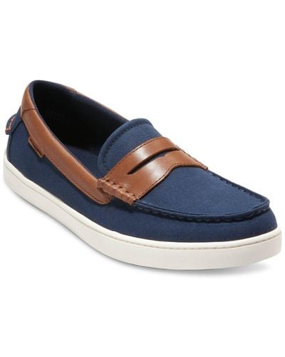 Cole Haan Nantucket Slip-on Penny Loafers - Blue