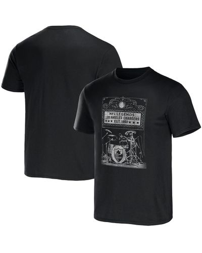 Fanatics Nfl X Darius Rucker Collection By Los Angeles Chargers Band T-shirt - Black