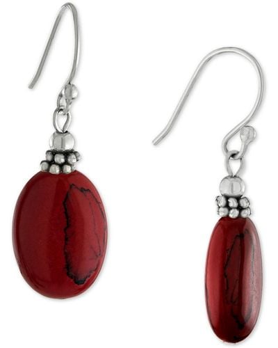 Giani Bernini Amethyst Drop Earrings (11 Ct. T.w. - Red