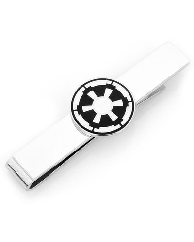 Cufflinks Inc. Star Wars Imperial Symbol Tie Bar - White