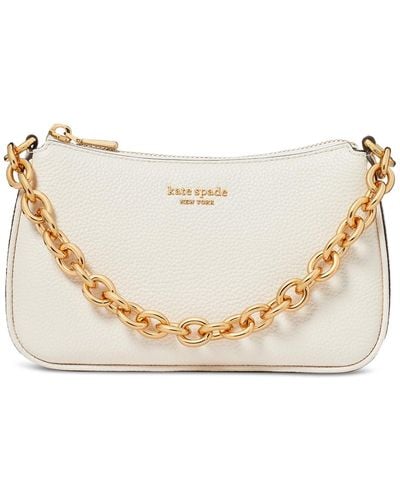 Kate Spade Jolie Pebbled Leather Convertible Crossbody - White