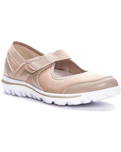 Propet Onalee Comfort Shoes - Natural