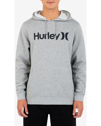 Hurley One And Only Fleece Pullover Hoodie - Gray