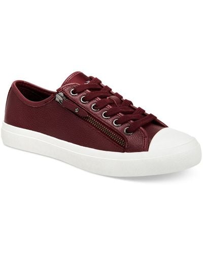 COACH Empire Zip Lace-up Sneakers - Red