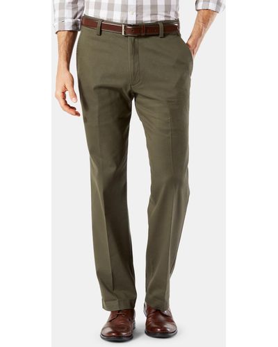 Dockers Easy Straight Fit Khaki Stretch Pants - Green