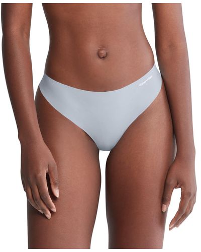 Calvin Klein Invisibles Thong Underwear D3428 - Brown