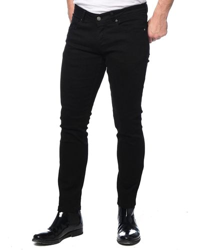 Ron Tomson Modern Slim-fit Stretchy Jeans - Black