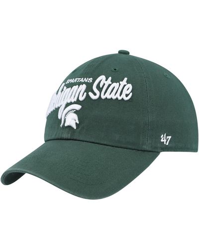 '47 Michigan State Spartans Phoebe Clean Up Adjustable Hat - Green