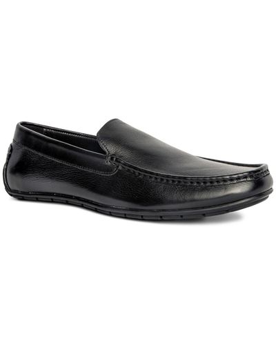 Anthony Veer Cleveland Driver Slip-on Leather Loafer - Black