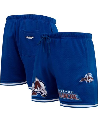 Pro Standard Colorado Avalanche Classic Mesh Shorts - Blue