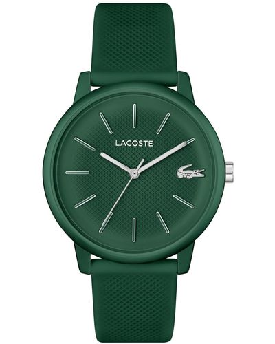 Lacoste L 12.12 Move Silicone Strap Watch 42mm - Green