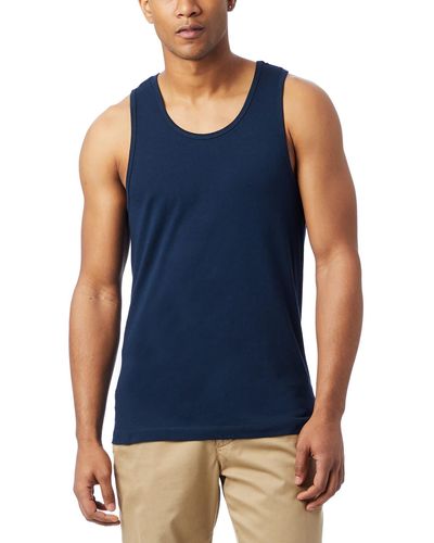 Alternative Apparel Big And Tall Go-to Tank Top - Blue