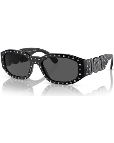 Versace Unisex Biggie Sunglasses, Ve436153 - Black