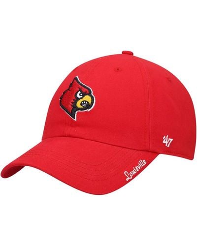 '47 Louisville Cardinals Miata Clean Up Logo Adjustable Hat - Red