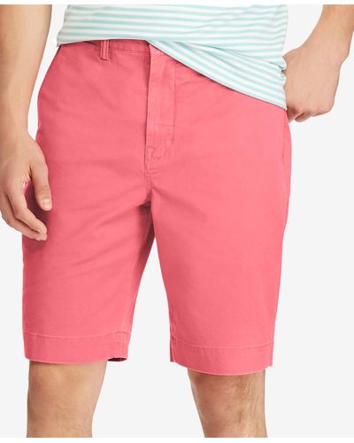 Polo Ralph Lauren Stretch Classic-fit 9" Shorts - Pink