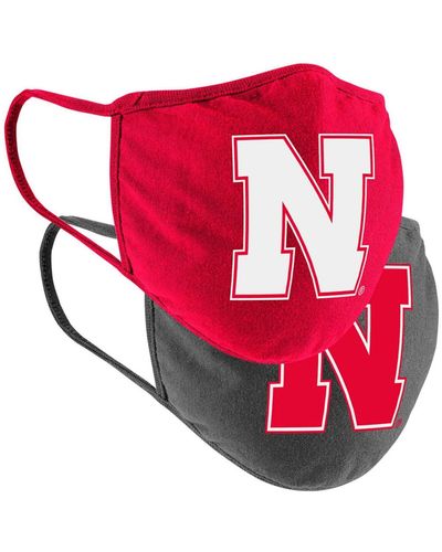 Colosseum Athletics Nebraska Huskers Face Covering 2-pack - Red