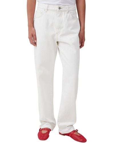Cotton On Original Straight Jeans - White