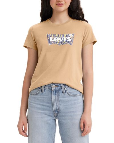 Levi's Inside Out Seamed T-Shirt - Women's - White L