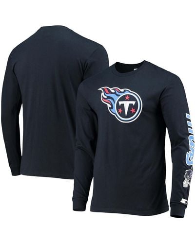 Starter Tennessee Titans Halftime Long Sleeve T-shirt - Blue