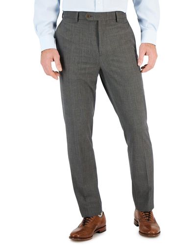 Vince Camuto Slim-fit Spandex Super-stretch Suit Pants - Gray