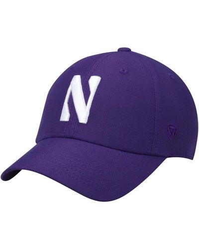 Top Of The World Northwestern Wildcats Primary Logo Staple Adjustable Hat - Purple