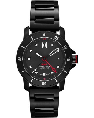 MVMT Cali Diver Automatic Stainless Steel Bracelet Watch 40mm - Black