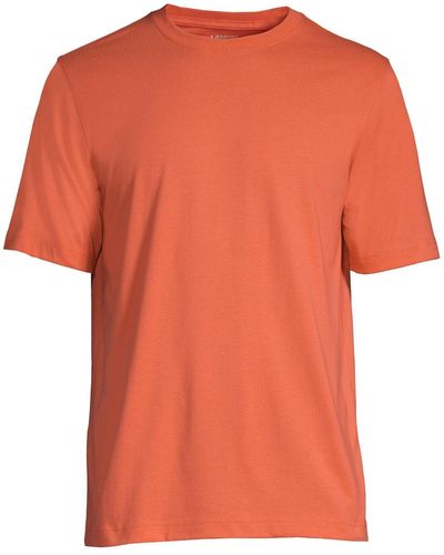 Lands' End Super-t Short Sleeve T-shirt - Orange