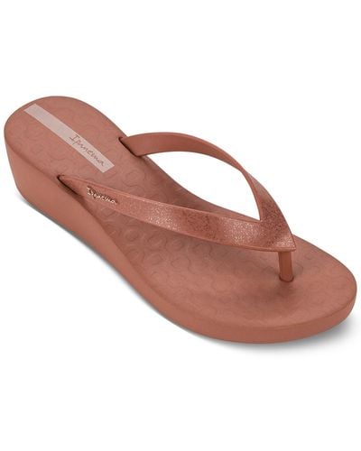 Ipanema Selfie Wedge Flatform Sandals - Pink